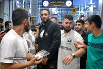 استقبال از قهرمانان تیم ملی کشتی آزاد ایران