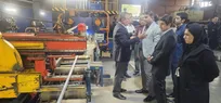 بازدید رئیس آزاد اسلامی رودهن از یک واحد تولیدی