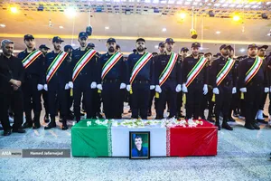 تشییع و تدفین پیکر مطهر بسیجی شهید حسین یوسفخانی