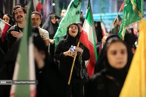 اجتماع مردم ساری در حمایت از رهبر انقلاب و نیرو&zwnj;های مسلح