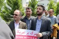 تجمع دانشجویان در دانشگاه آزاد گیلان
