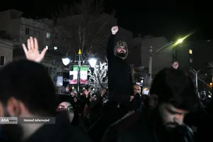 دومین شب عزاداری در سوگ رهبر شهید انقلاب - خیابان نبرد