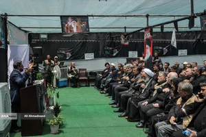 سخنرانی دکتر رنجبر در موکب مرکزی سازمان سما
