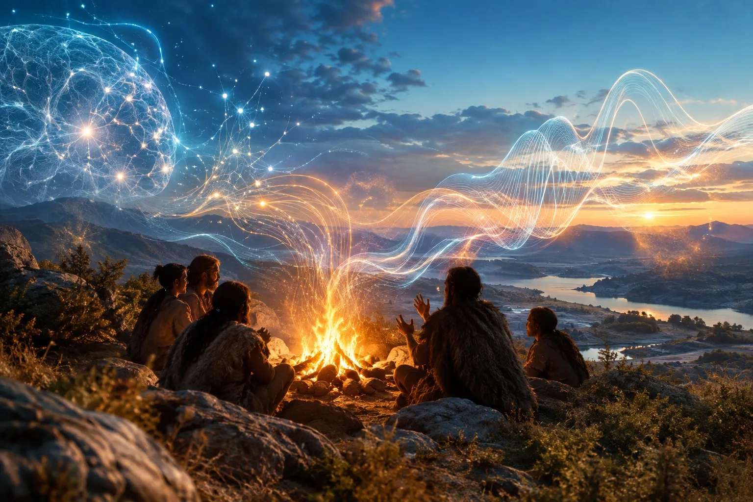 آیا آتش به انسان حرف زدن یاد داد؟