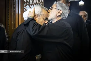 مراسم گرامیداشت چهلمین روز درگذشت شهید سپهبد محمد باقری (محمد حسین افشردی) و همسر وی ( اشرف افشردی) و دختر این فرمانده عزیز (فرشته افشردی)