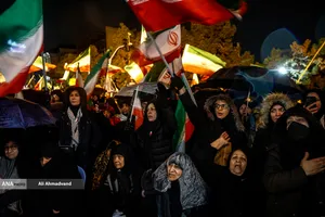 اجتماع مردمی در حمایت از رزمندگان اسلام - میدان شهید طهرانی&zwnj;مقدم
