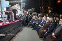 تجمع بزرگ دانشگاهیان دانشگاه آزاد در میدان فردوسی؛ تا ثریا با آرمان‌های انقلاب