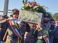 پیکر پاک شهید گمنام در مراغه آرام گرفت