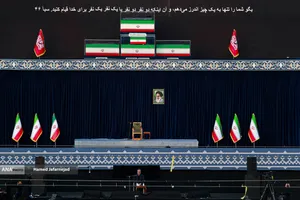 مراسم وداع با رهبر شهید انقلاب حضرت آیت الله سیدعلی خامنه&zwnj;ای (ره) و خانواده ایشان