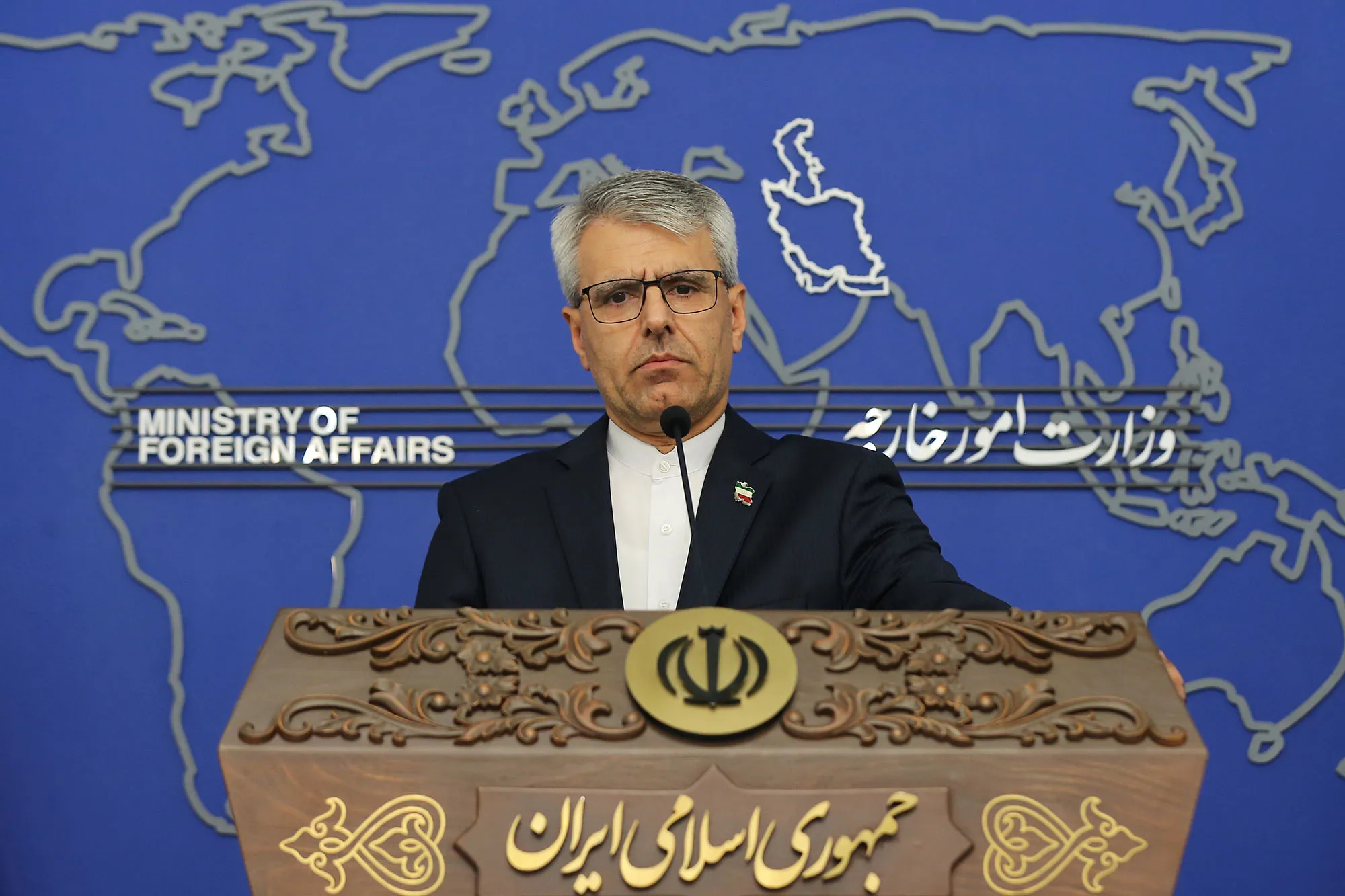 نشست خبری اسماعیل بقایی سخنگوی وزارت امور خارجه