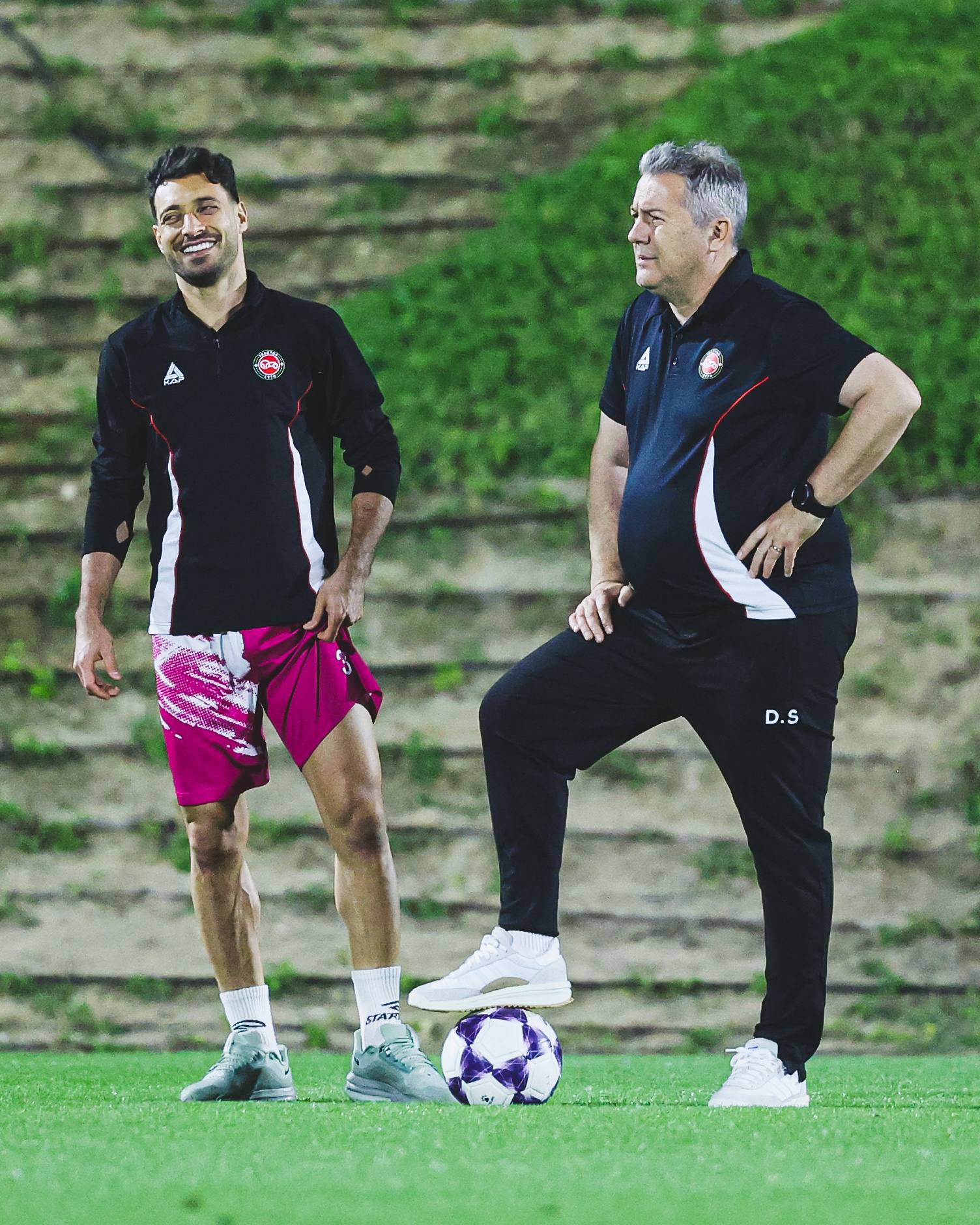 خلیلزاده با تراکتور تمرین کرد+عکس خلیلزاده با تراکتور تمرین کرد+عکس