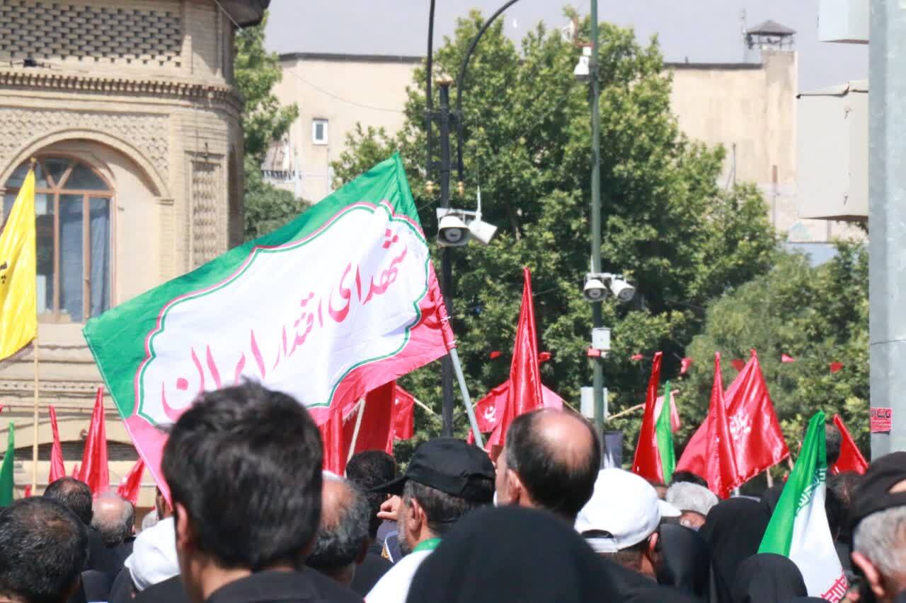 مراسم وداع با شکوه سردار شهید علی شادمانی 