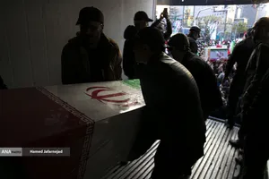 تشییع پیکر شهیدان لاریجانی، سلیمانی و شهدای ناو دنا نیروی دریایی ارتش