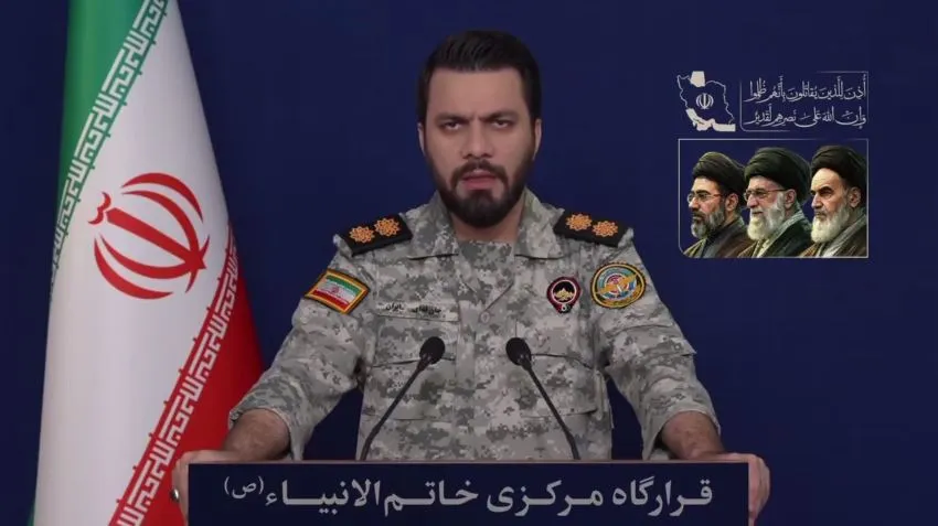 قرارگاه مرکزی حضرت خاتم الانبیا (ص)
قرارگاه خاتم الانبیاء
سخنگوی قرارگاه مرکزی خاتم‌الانبیا (ص)
سرهنگ دوم پاسدار ابراهیم ذولفقاری