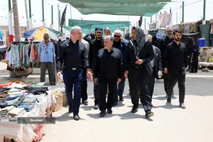 بازدید دکتر رنجبر از گذرگاه مرزی شلمچه و روند خدمت&zwnj;رسانی در موکب دانشگاه آزاد اسلامی
