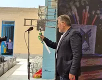 دکتر رنجبر زنگ آغاز سال تحصیلی را در لامرد به صدا درآورد