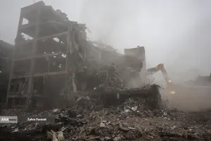 آثار تجاوز هوایی آمریکایی _ صهیونیستی به اماکن مسکونی