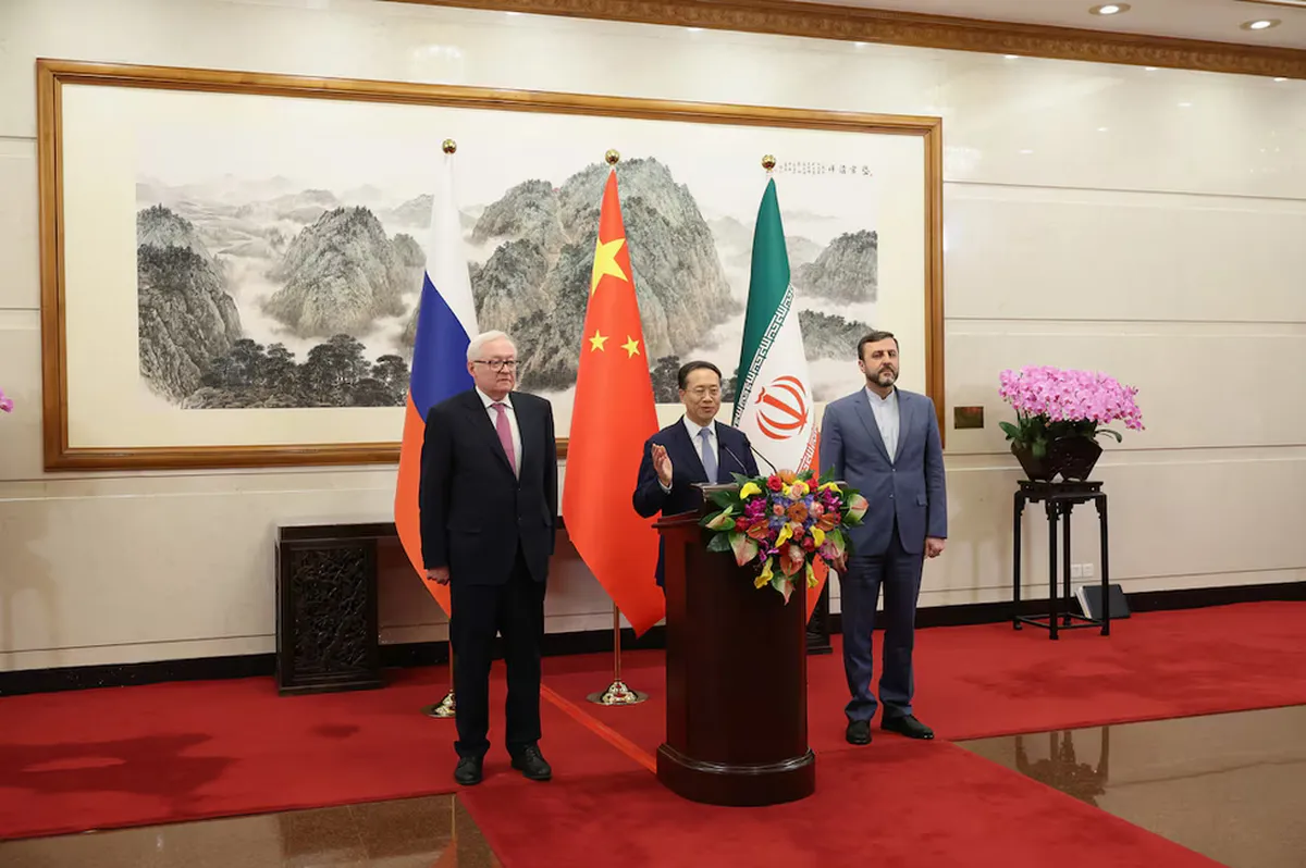 بیانیه مشترک نشست سه‌جانبه ایران، چین و روسیه با موضوع برنامه هسته‌ای تهران