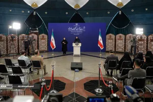 نشست خبری فاطمه مهاجرانی سخنگوی دولت در مرکز همایش&zwnj;های صداوسیما