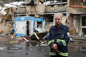 بازدید اصحاب رسانه از پایگاه مدیرت بحران نازی&zwnj;آباد و خودروهای آسیب دیده اورژانس در اثر تجاوز صهیونیستی آمریکایی