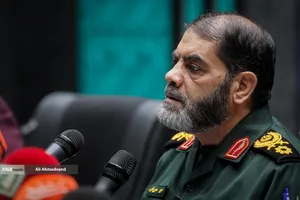 نشست خبری سردار حسین معروفی معاون هماهنگ کننده سازمان بسیج