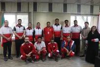 عضویت سرمربی و کادرفنی استقلال خوزستان در جمعیت هلال‌احمر و پویش ایران ما