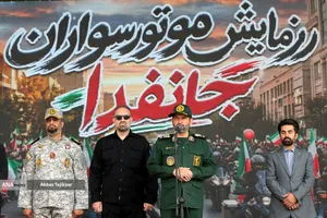 رژه بزرگ موتور سواران جان فدا در تهران