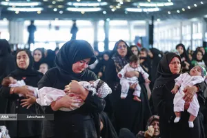 مراسم شیرخوارگان حسینی در مصلی امام خمینی(ره)
