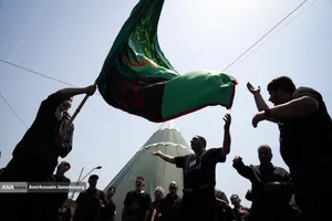 خیمه سوزان ظهر عاشورا - چهارراه گلوبندک تهران