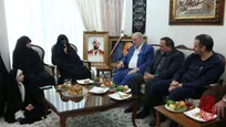 دیدار اعضای دفتر حفظ و نشر رهبر شهید انقلاب با خانواده سپهبد شهید رشید