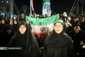 اجتماع مردم ساری در حمایت از رهبر انقلاب و نیرو&zwnj;های مسلح