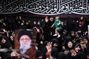 دومین شب مراسم عزاداری حضرت اباعبدالله الحسین(ع) از طرف رهبر انقلاب