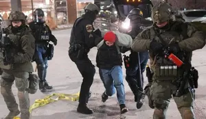 بازداشت معترضان در آمریکا