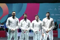 شمشیربازی قهرمانی جهان| پایان کار تیم سابر با شکست مقابل ژاپن