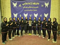 قهرمانی تیم آباده در مسابقات والیبال منطقه یک دانشگاه‌ آزاد اسلامی