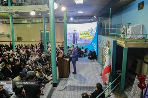 مراسم تجدید عهد با خادم حرم ایران "عهد خدمت" در حسینیه جماران