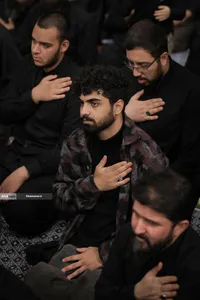 عزاداری شام شهادت حضرت فاطمه(س) با حضور رهبر معظم انقلاب