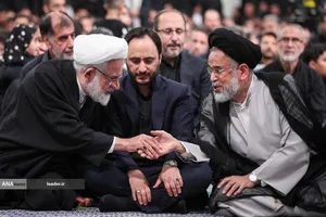 عزاداری شب تاسوعای حسینی(ع) در حسینیه امام خمینی(ره)