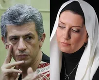 سیروس همتی و فریبا کوثری در بین بچه های هلال احمر+فیلم