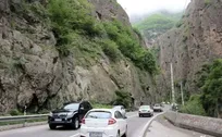 ترافیک در مسیر شمال به جنوب محور هراز