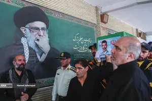 تشییع و تدفین پیکر مطهر بسیجی شهید حسین یوسفخانی