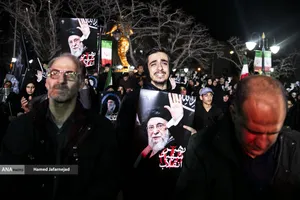 دومین شب عزاداری در سوگ رهبر شهید انقلاب - خیابان نبرد