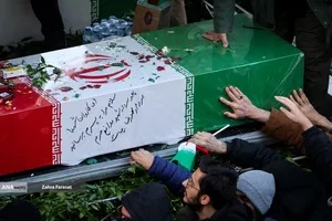 مراسم تشییع پیکرهای شهدای مدافع امنیت و مردم مظلوم