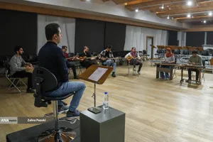 تمرین ارکستر سازهای ایرانی