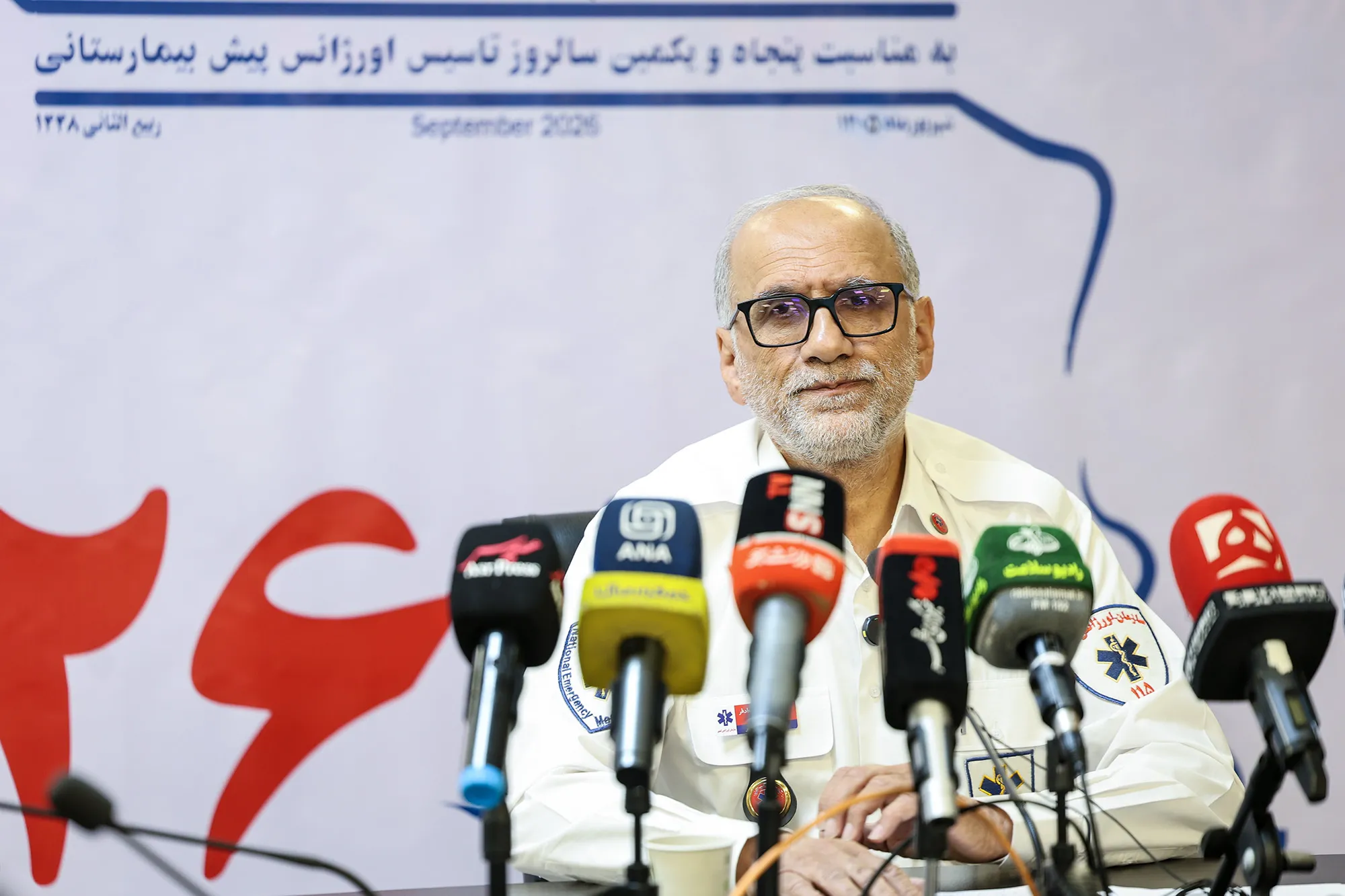 نشست خبری رئیس سازمان اورژانس کشور
