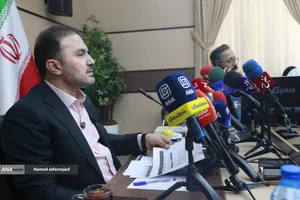 نشست خبری امیر شهرابی شهردار منطقه 14 تهران