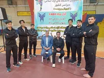 سومی خراسان رضوی در مسابقات قهرمانی تکواندو دانشجویان دانشگاه آزاد