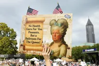 تظاهرات ضدترامپ با عنوان «بدون پادشاه» در سراسر آمریکا