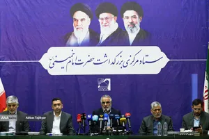 نشست خبری محمدعلی انصاری دبیر ستاد مرکزی بزرگداشت امام خمینی(ره)