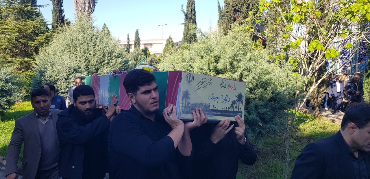 تصاویر | استقبال از شهید گمنام در دانشگاه آزاد بابل